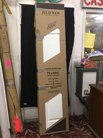 Jeld wen 4 Door Bifold set 72?x 80 5/8?