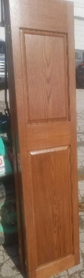 2' x 6' 7" Woodgrain closet bi fold doors set of doors