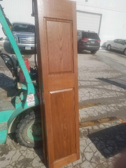 2' 6" x 6' 7" Woodgrain closet bi fold doors set of doors