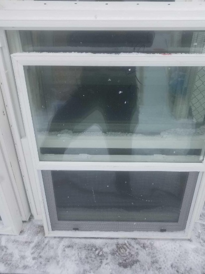 Screened window 32 1/8 x 34