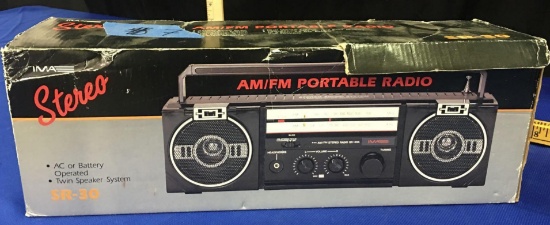 (2)Ima Stereo SR-30 Am/FM Portable Radio