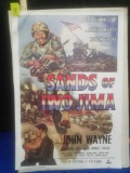 Sands of Iwo Jima John Wayne Movie Poster