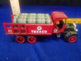 Texaco oil barrel truck piggy bank