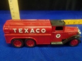 Texaco Oil truck Bank