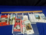 Train Brochures and tickets variety