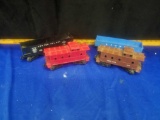 Lionel & Lehigh Valley Frieght Cars and (2) Caboose cars
