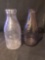 Mountjoy Dairy purple milk bottle/littleton creamery bottle