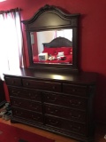 New Classic Home Furnishings Large dresser with mirror