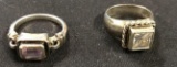 Silpada sterling silver rings