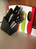J.A HENCKELS Knife set and cutting boards