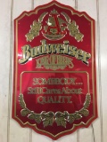 Budweiser King of Beers tin sign 24