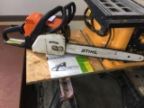 Stihl MS 170 chain Saw with manual