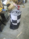Nascar checkered flag yard rug