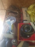 Misc: trailer light, tool belt, facemask speaker wire