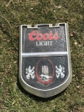 Coors Light lighted sign