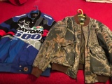 Mens XL 2007 Daytona 500 racing jacket/Cabela camo