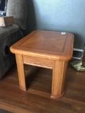 Solid oak end tables