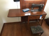 Supreme reversible rotary Sewing Machine and foot stool