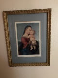 Antique framed art