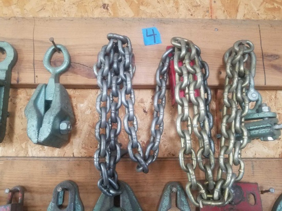 Assortment of Chains and pulley