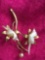 HOBE 12k PIN BRANCH WITH PEARLESCENT BIRD & cat?