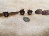 Vintage SWANK CUFF LINKS AND 3 piece ELKS LODGE CLIP AND CUFF LINKS