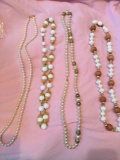 Vintage costume jewelry necklaces long