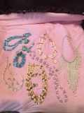 Beads beads beads! Necklaces with matching earrings and more