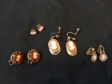 Vintage Cameo earrings