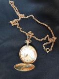 Pocket watch necklace with 