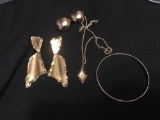 Vintage golden jewelry