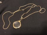Vintage Monet necklace with Monet magnifying charm