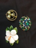 Vintage made in Austria or England brooches