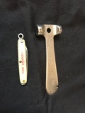 Cigar cutter and knife