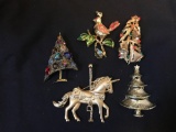 Vintage Christmas brooches