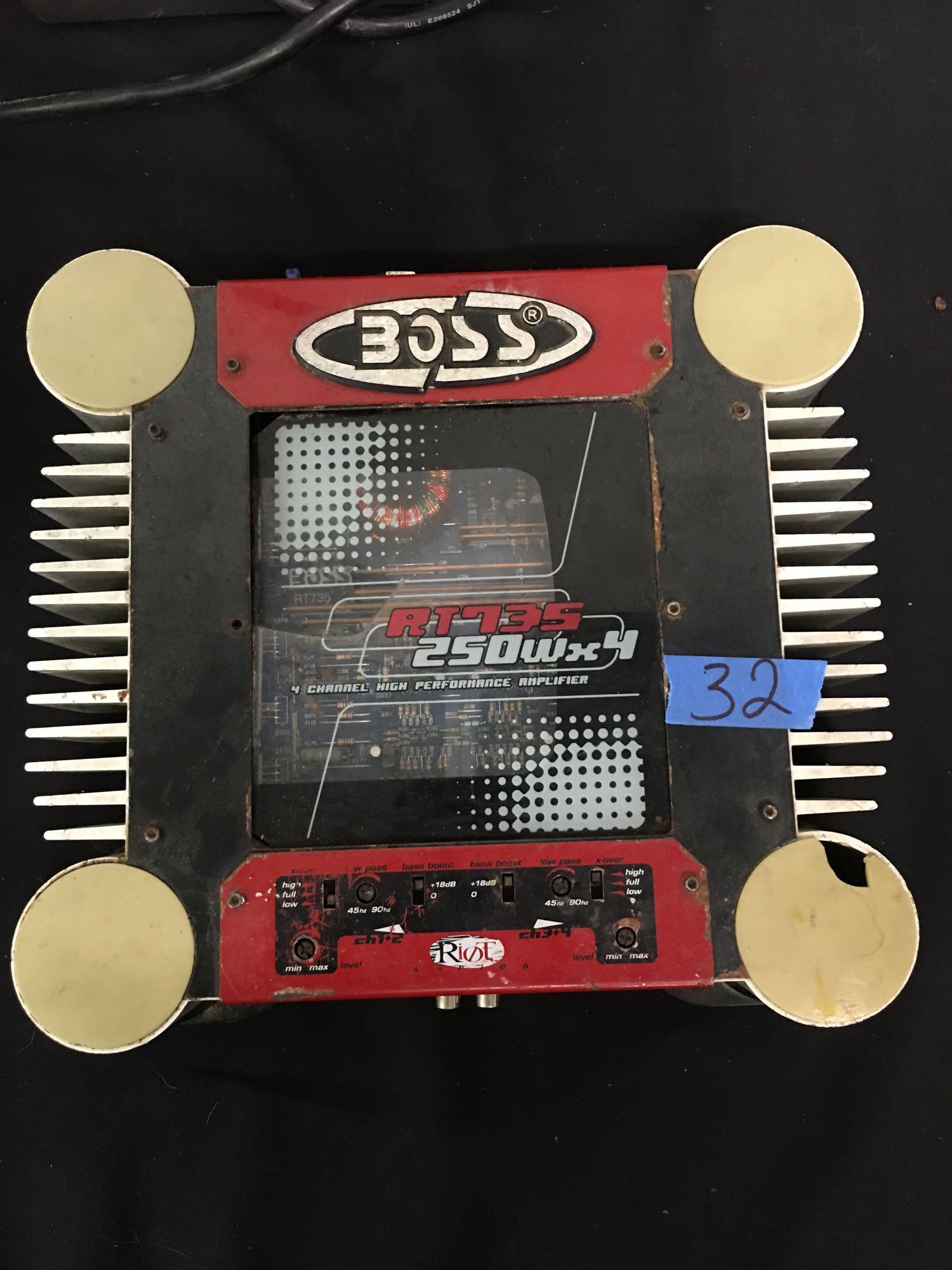 BOSS RT735 , 250Wx4 4 channel high perdorance | Proxibid