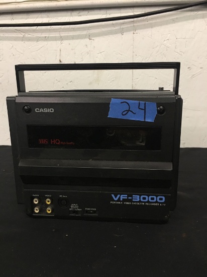 Casio VHS HQ High Quality , VF -3000 portable video cassette