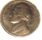 1938-D Jefferson Nickel Toned