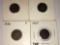 1894, 1893, 1906, and 1868 Indian Head Pennies