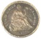 1862 Liberty Seated Half Dime Near Mint