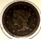 1850 Braided Hair Large Cent Nice Coin