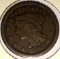 1849 Braided Hair Large Cent Nice Coin