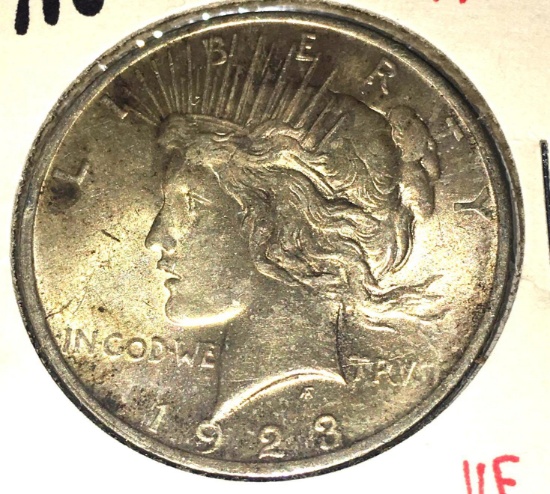 1923 Peace Dollar VF