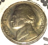 1940-D Jefferson Nickel Full Steps MS