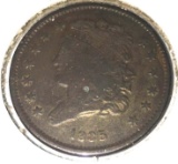1835 Half Cent Nice Coin