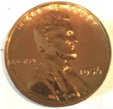 1956 Lincoln Cent near proof