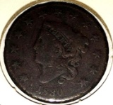 1830 Braided Hair Large Cent Large letters Nice Coin