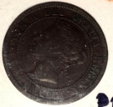 1884 Canada Large Cent
