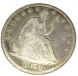 RARE COIN 1875-CC Liberty Seated Half Dollar NICE