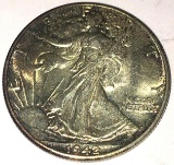 1942 Walking Liberty Half Dollar Near Mint
